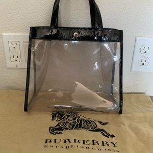 burberry pvc tote